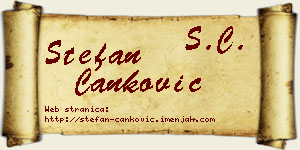 Stefan Čanković vizit kartica